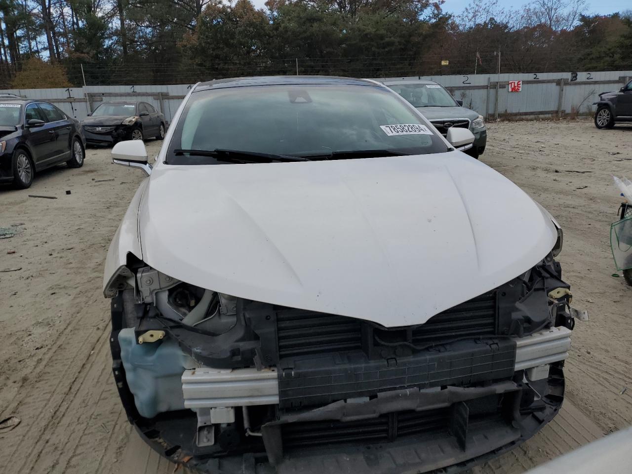 2013 Lincoln MKZ VIN 3LN6L2GK1DR813515 Copart auction photo, front end damage thumbnail 5