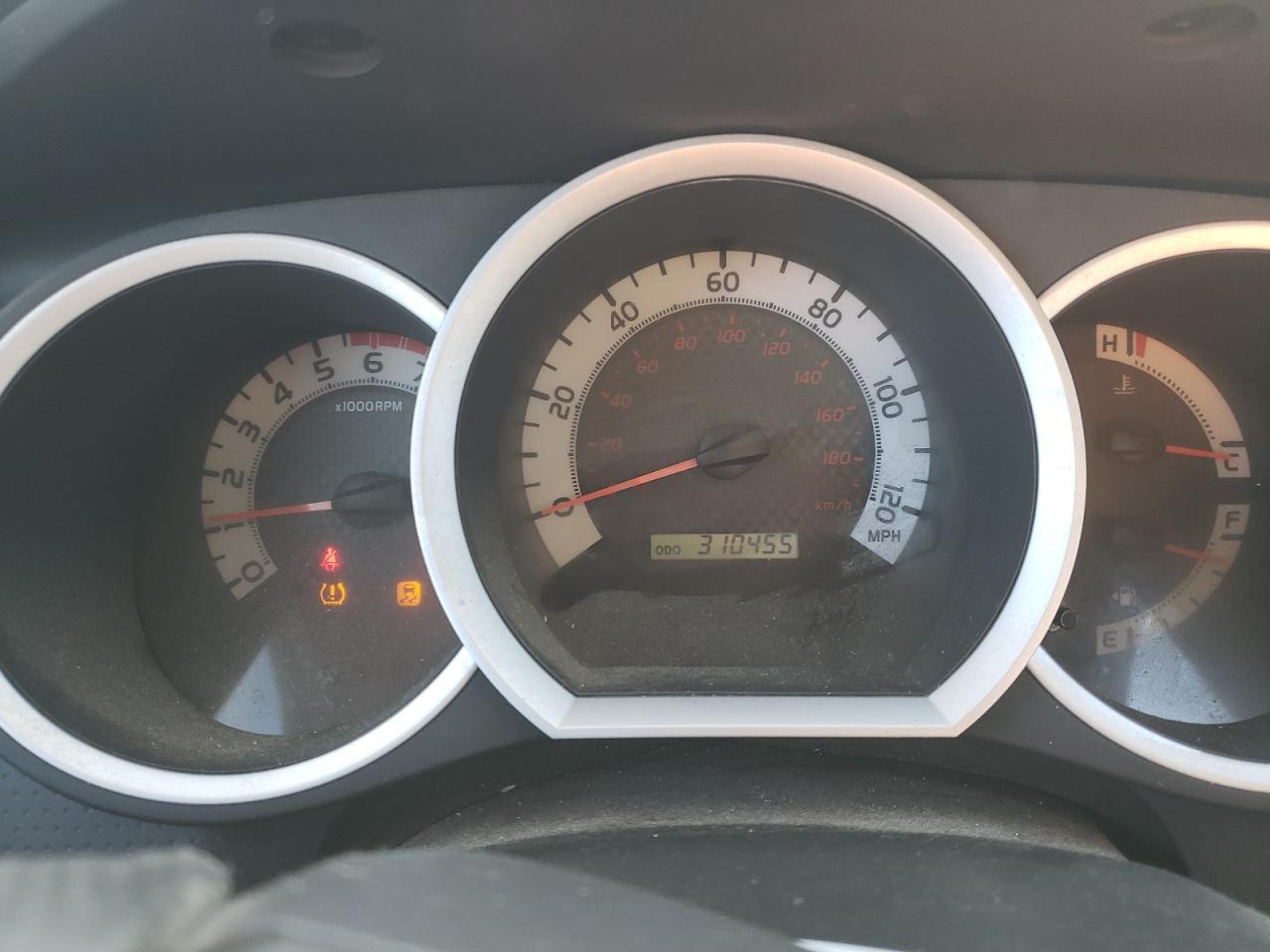 2014 Toyota Tacoma VIN 5TFUX4EN0EX025441 Copart auction photo, burn damage thumbnail 9