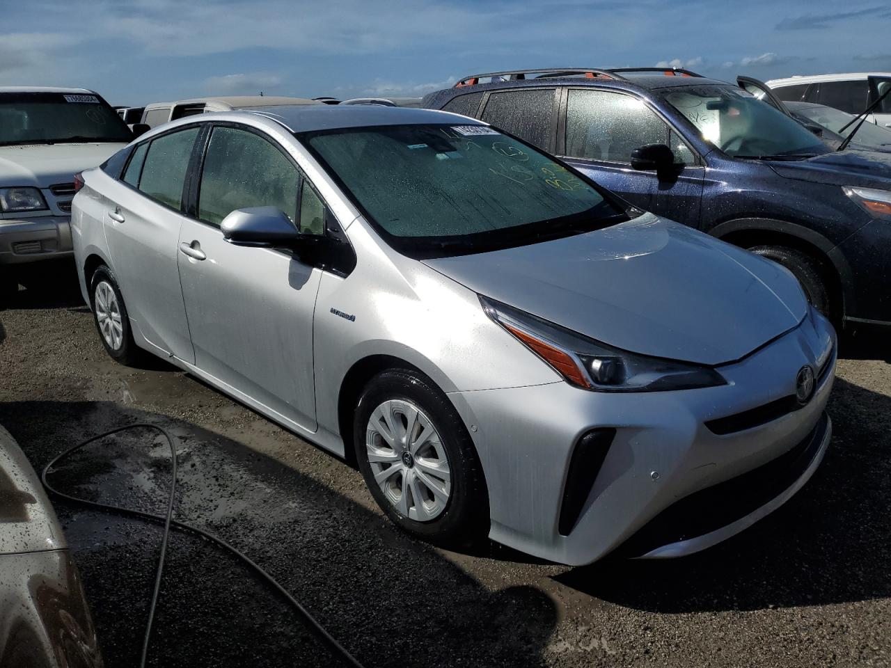 2019 Toyota Prius VIN JTDKARFU8K3082713 Copart auction photo, water/flood damage thumbnail 4