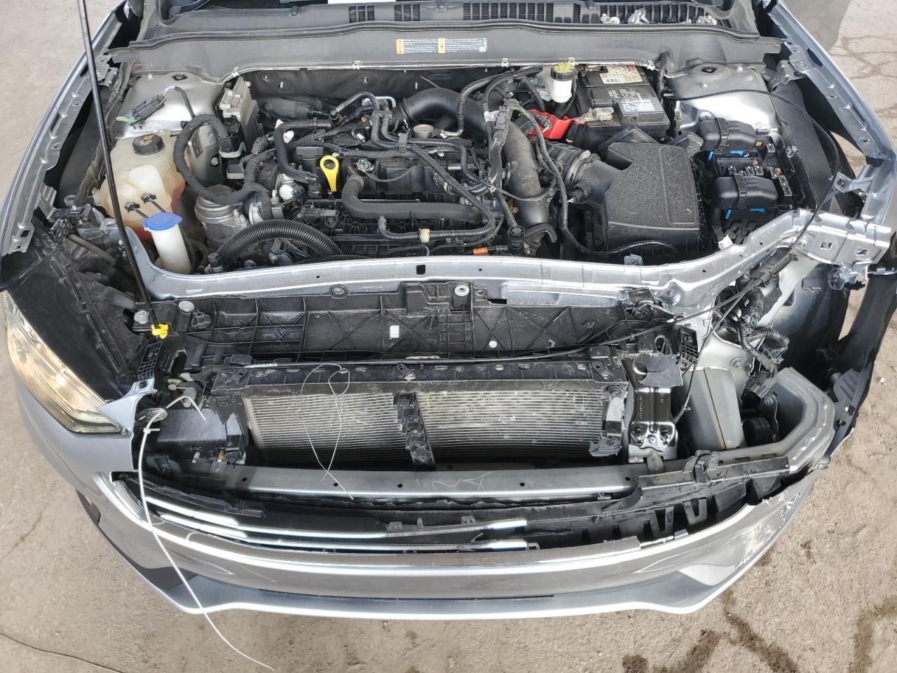 2020 Ford Fusion VIN 3FA6P0HD5LR135322 Copart auction photo, front end / side damage thumbnail 11