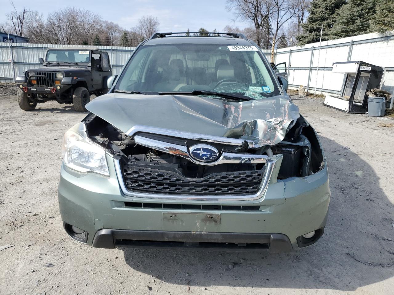 2015 Subaru Forester VIN JF2SJAHC6FH401526 Copart auction photo, front end / rear end damage thumbnail 5