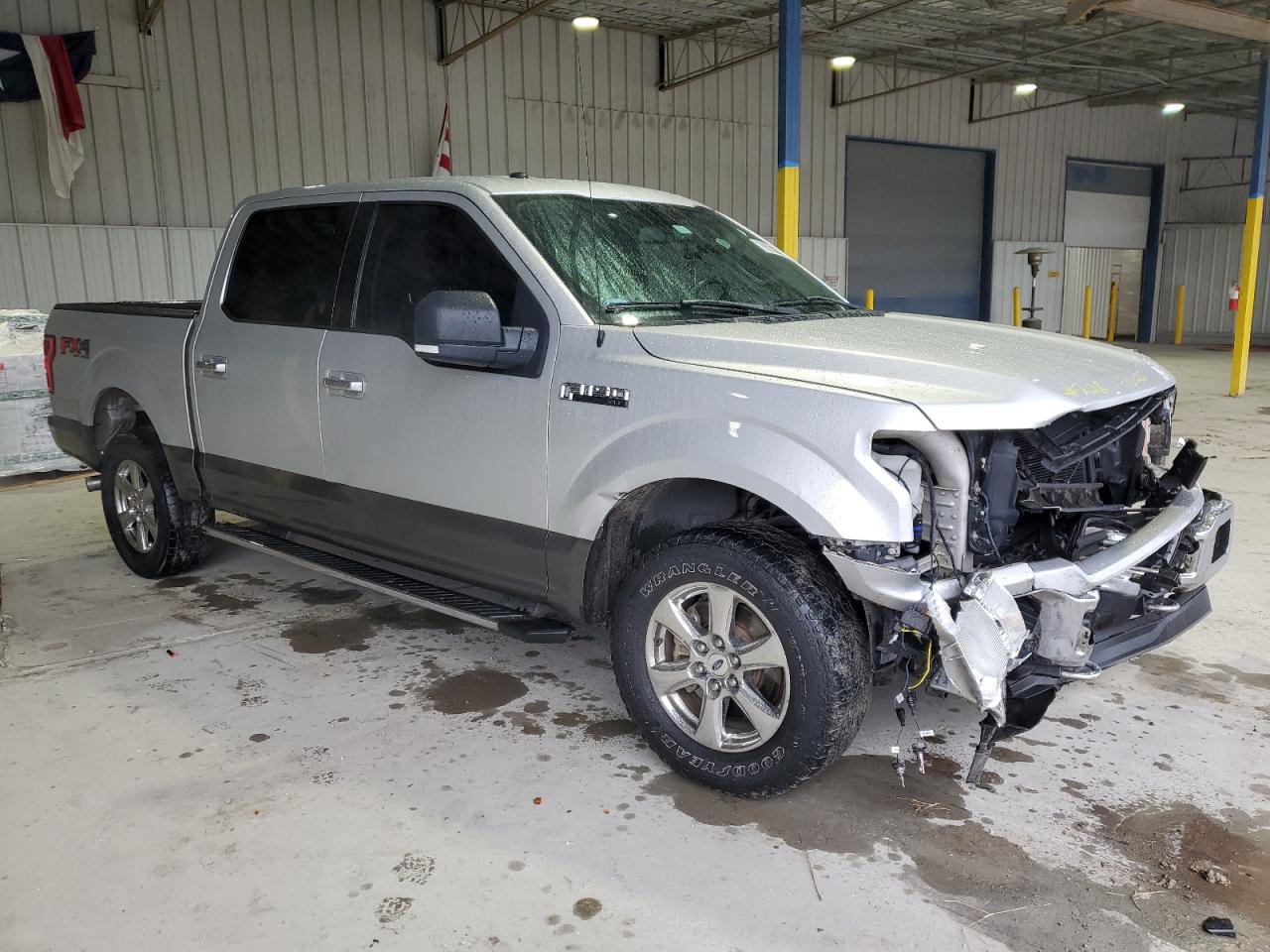 2018 Ford F-150 VIN 1FTEW1E50JKC40668 Copart auction photo, front end / minor dent/scratches damage thumbnail 4