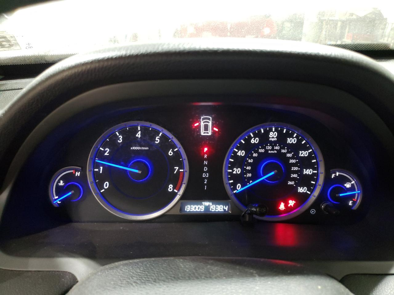 2014 Honda Crosstour VIN 5J6TF3H3XEL001328 Copart auction photo, front end damage thumbnail 9