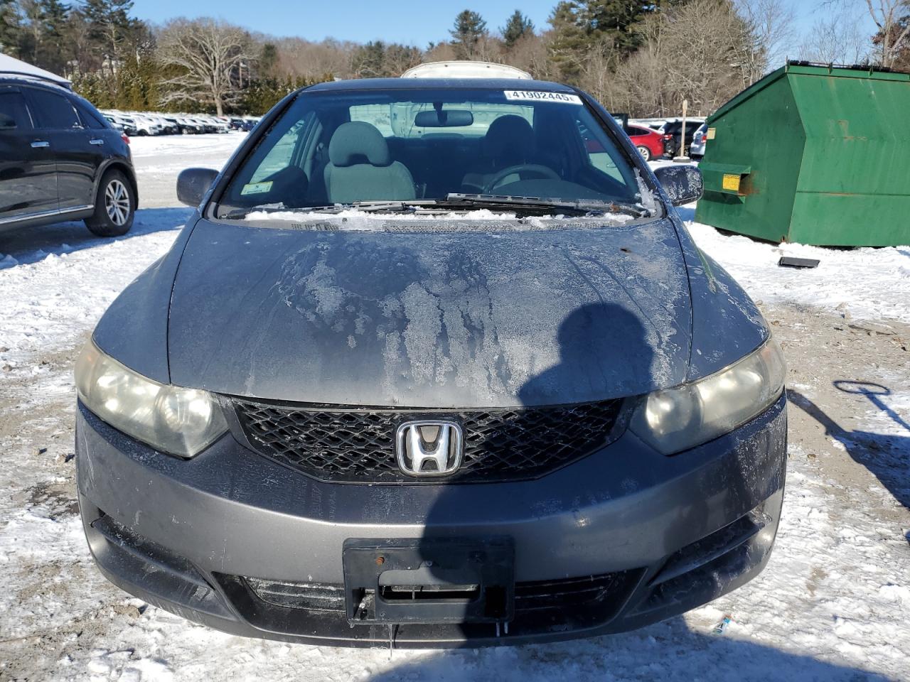 2010 Honda Civic VIN 2HGFG1B60AH516354 Copart auction photo, front end / rear end damage thumbnail 5