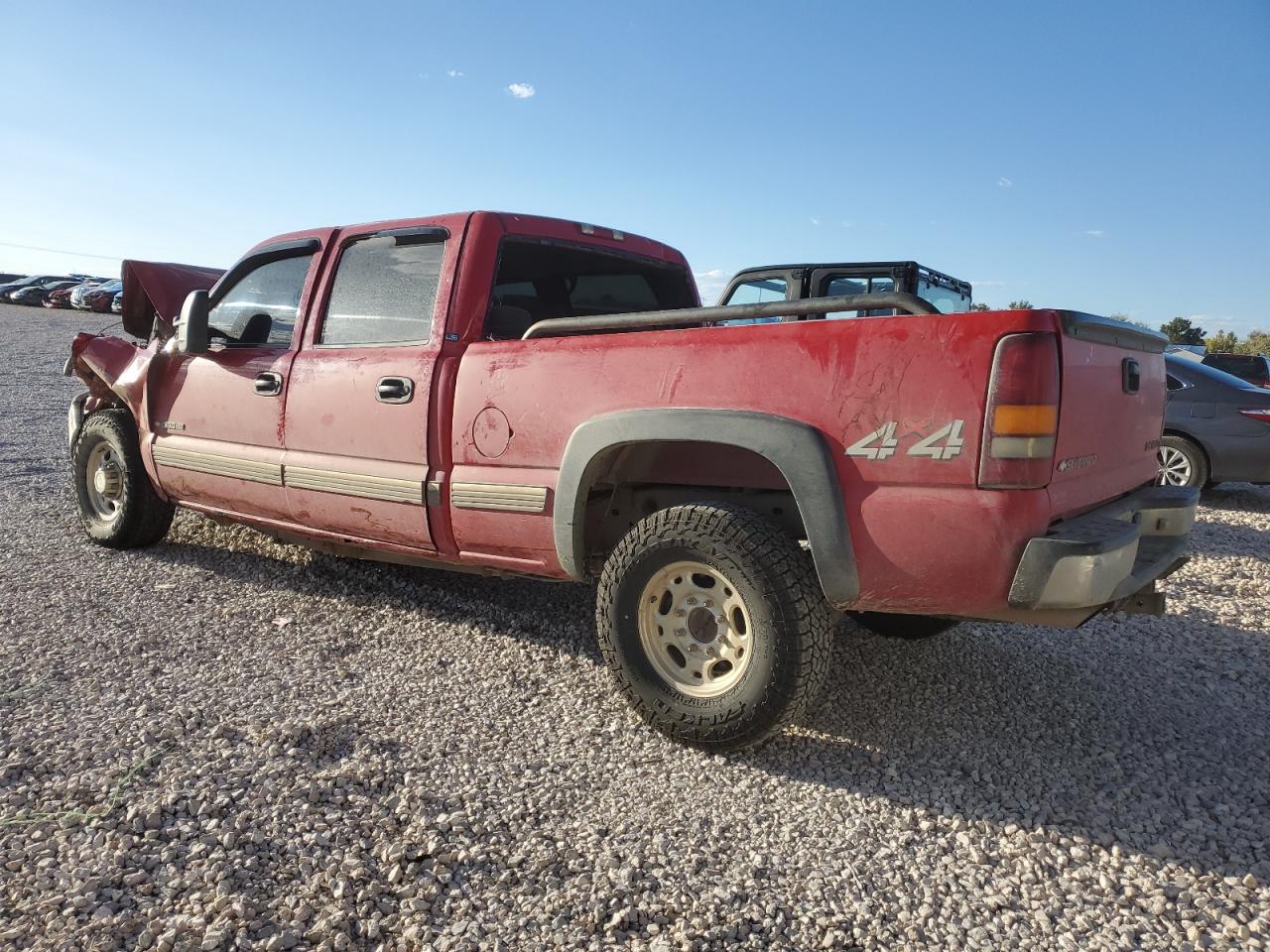 2002 Chevrolet Silverado VIN 1GCGK13U02F227041 Copart auction photo, all over damage thumbnail 2