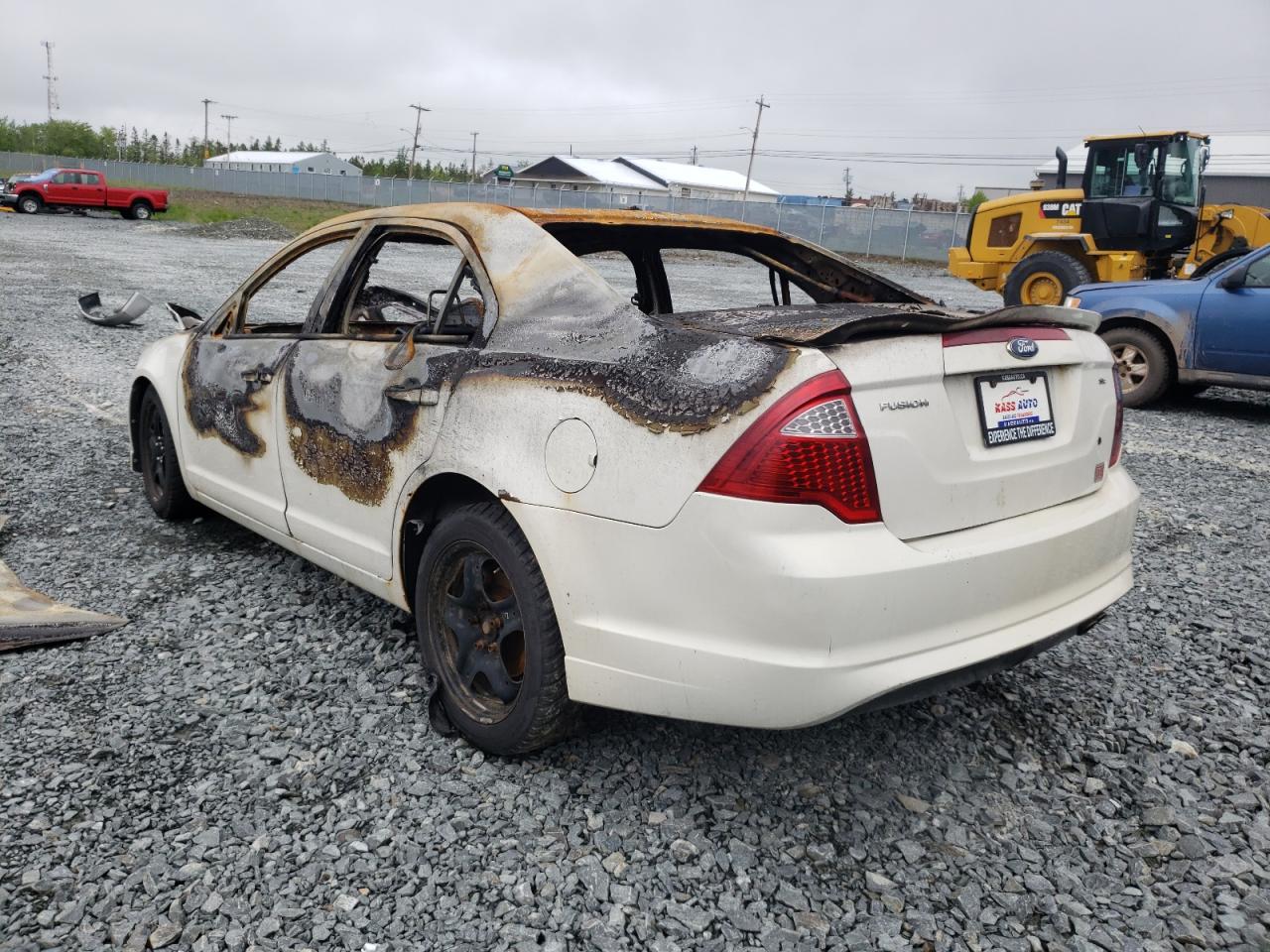 2011 Ford Fusion VIN 3FAHP0HA6BR240397 Copart auction photo, burn damage thumbnail 3
