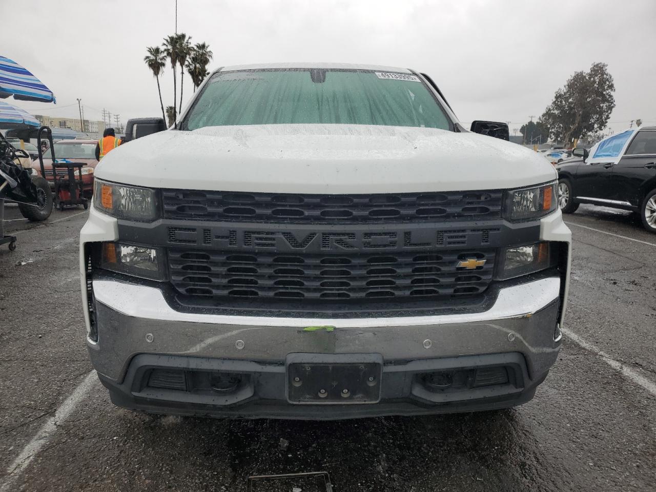 2021 Chevrolet Silverado VIN 1GCPWAEH1MZ202168 Copart auction photo, side damage thumbnail 5