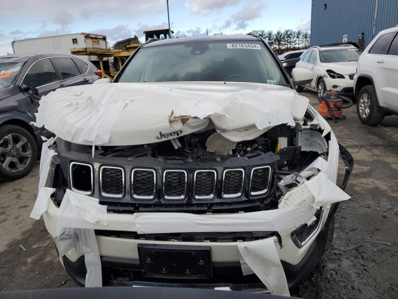 2021 Jeep Compass VIN 3C4NJDCB1MT544684 Copart auction photo, front end damage thumbnail 5