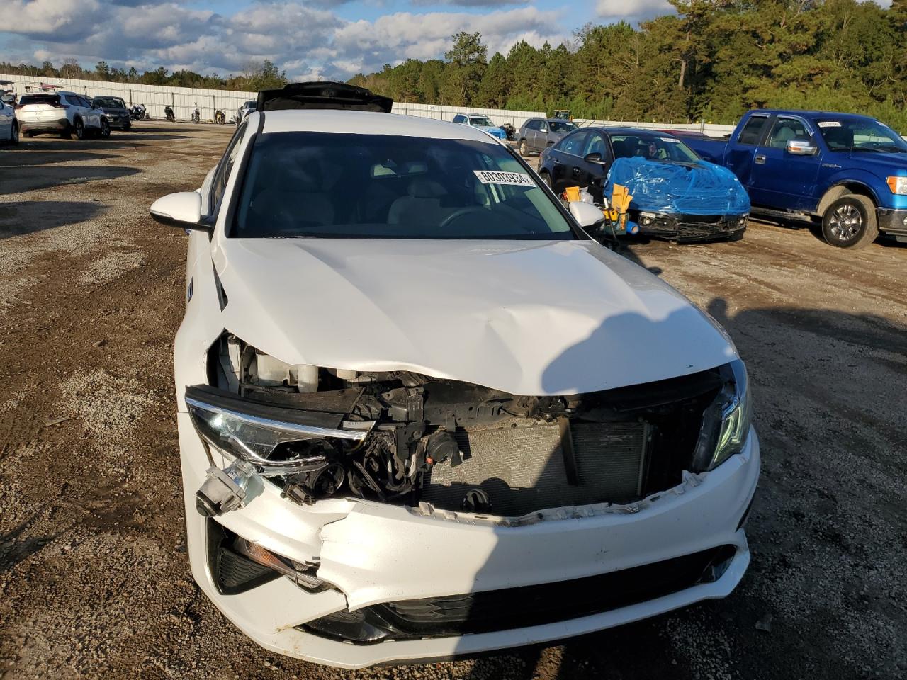 2019 KIA Optima VIN 5XXGT4L39KG351073 Copart auction photo, front end damage thumbnail 5