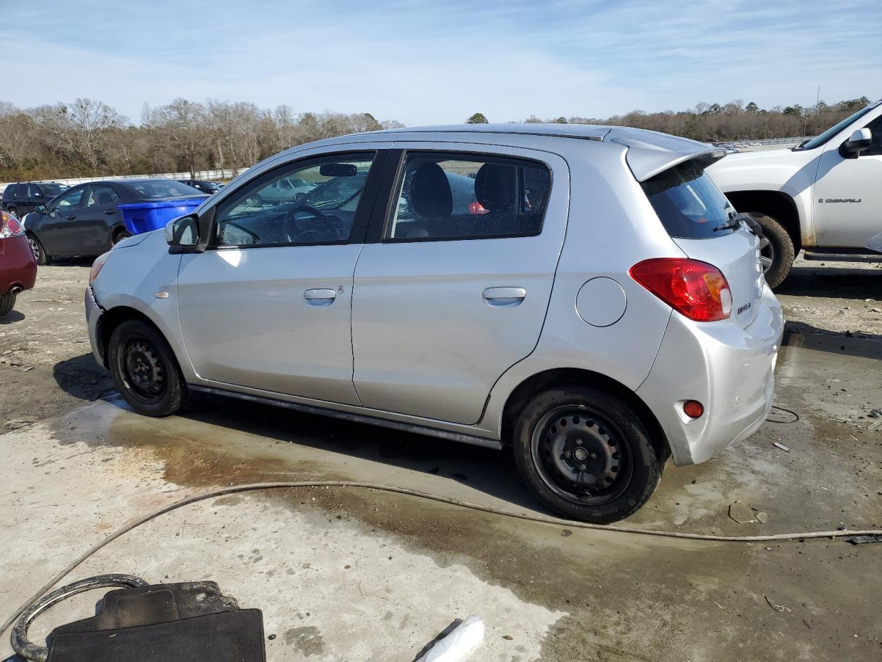 2014 Mitsubishi Mirage VIN ML32A3HJ4EH007422 Copart auction photo, rear end damage thumbnail 2