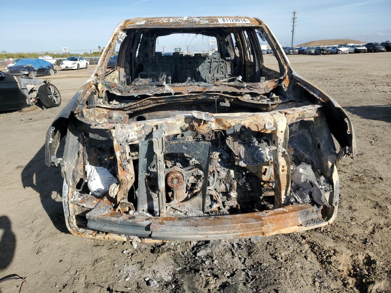 2010 Honda Pilot VIN 5FNYF3H41AB004443 Copart auction photo, burn / missing/altered vin damage thumbnail 5