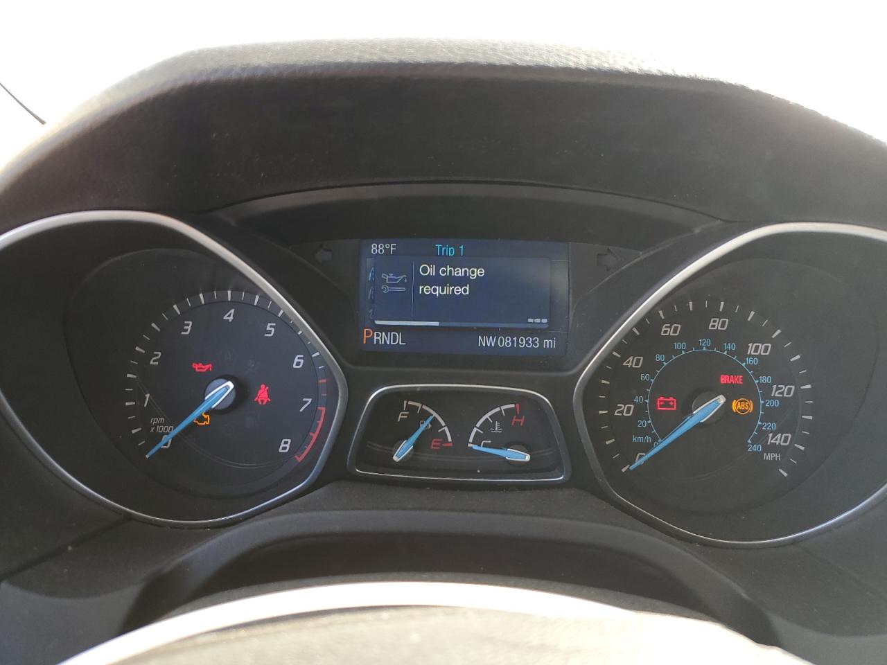 2014 Ford Focus VIN 1FADP3K25EL453314 Copart auction photo, front end damage thumbnail 9