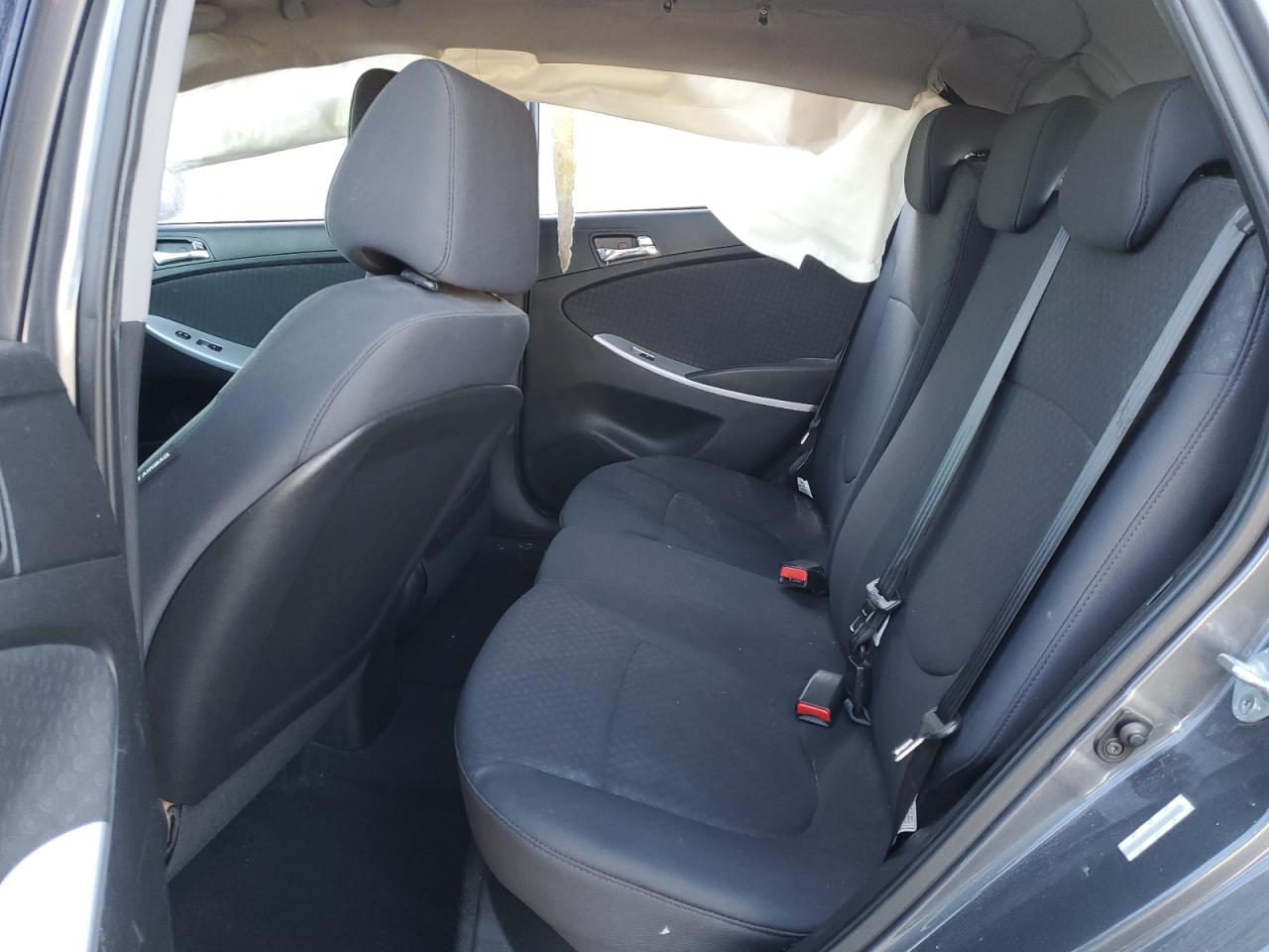 2013 Hyundai Accent VIN KMHCU5AE4DU078641 Copart auction photo, all over / frame damage damage thumbnail 11