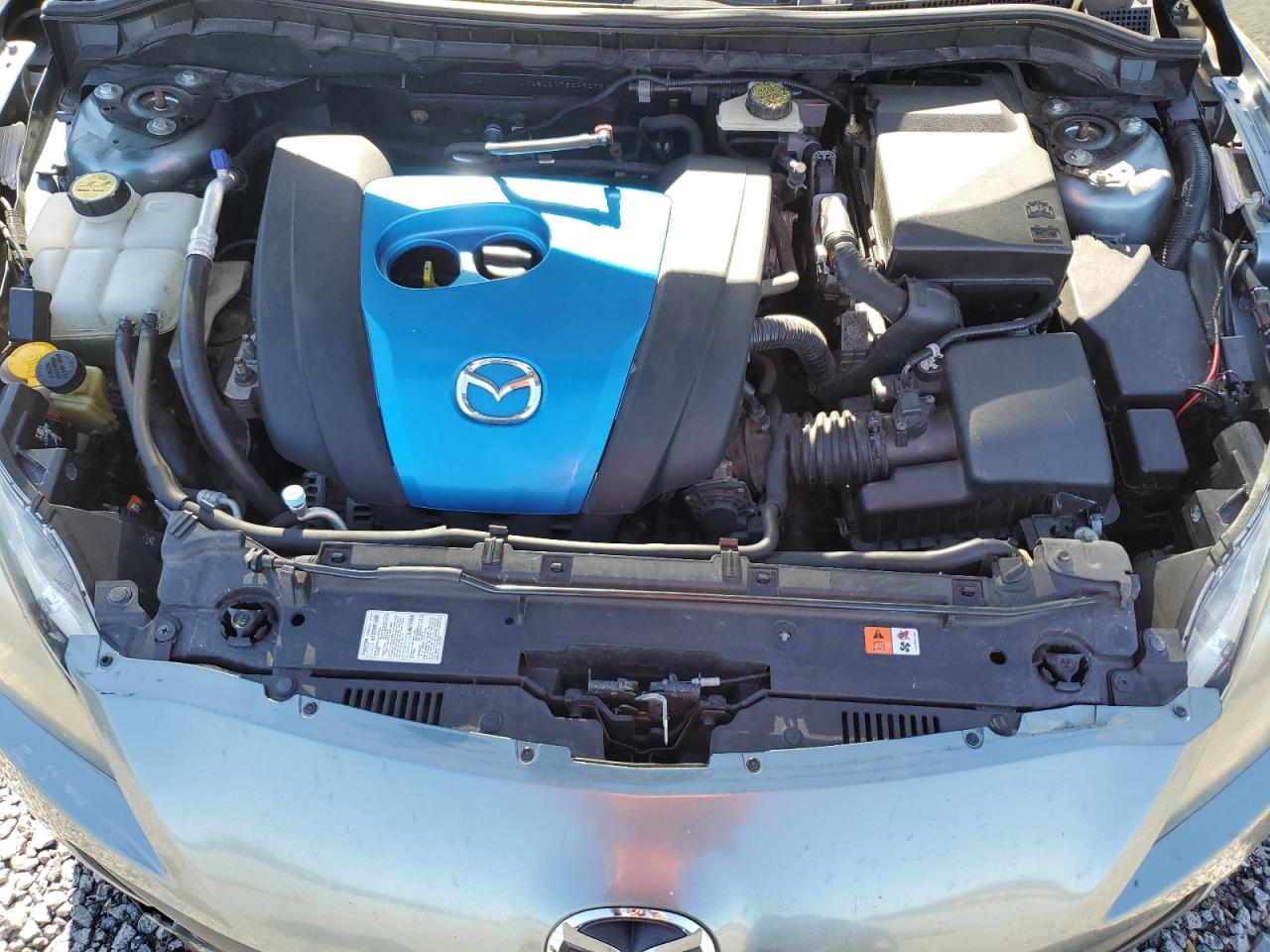 2012 Mazda 3 VIN JM1BL1V76C1617803 Copart auction photo, front end damage thumbnail 11