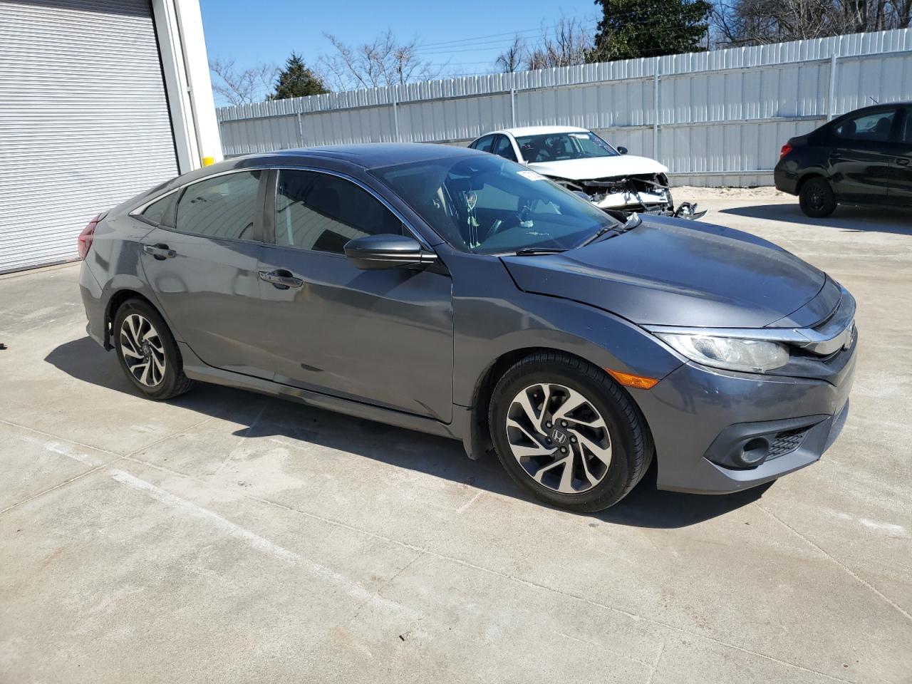 2016 Honda Civic VIN 19XFC2F88GE050494 Copart auction photo, side damage thumbnail 4