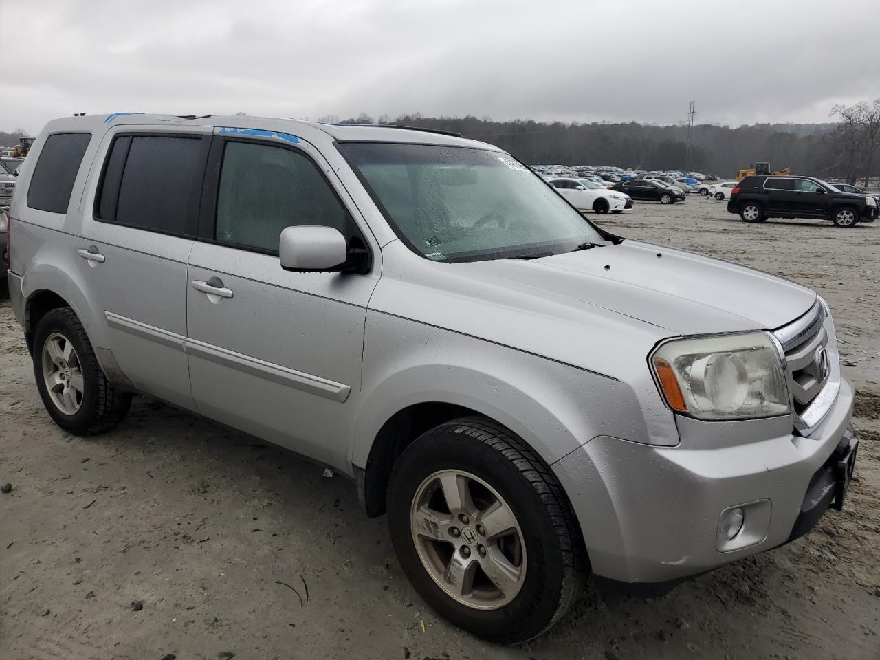 2010 Honda Pilot VIN 5FNYF3H67AB007851 Copart auction photo, top/roof / rear end damage thumbnail 4