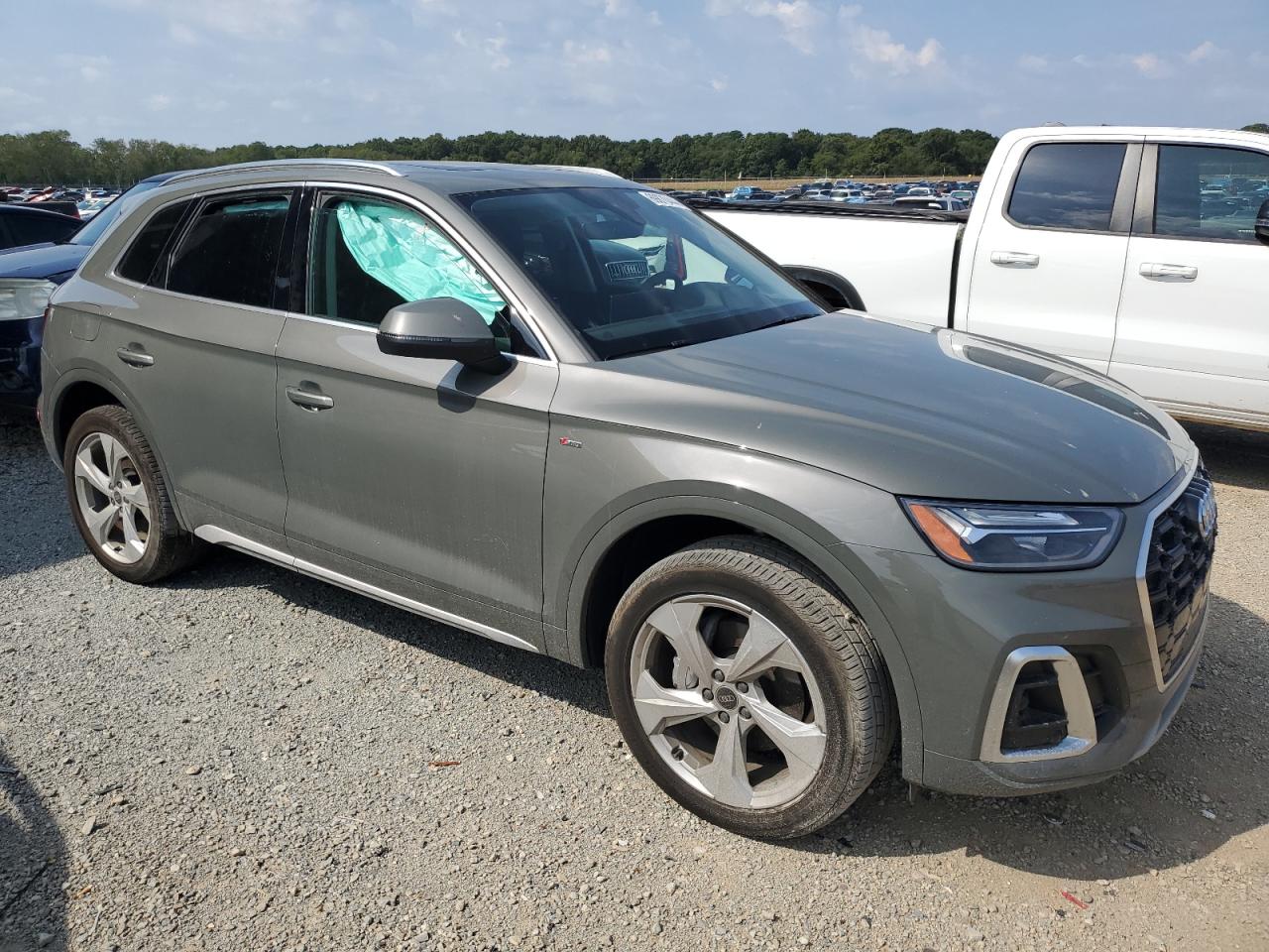 2023 Audi Q5 VIN WA1EAAFY4P2070292 Copart auction photo, rear end / side damage thumbnail 4