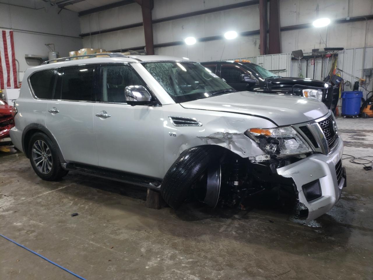 2019 Nissan Armada VIN JN8AY2NC8KX510476 Copart auction photo, front end / rear end damage thumbnail 4