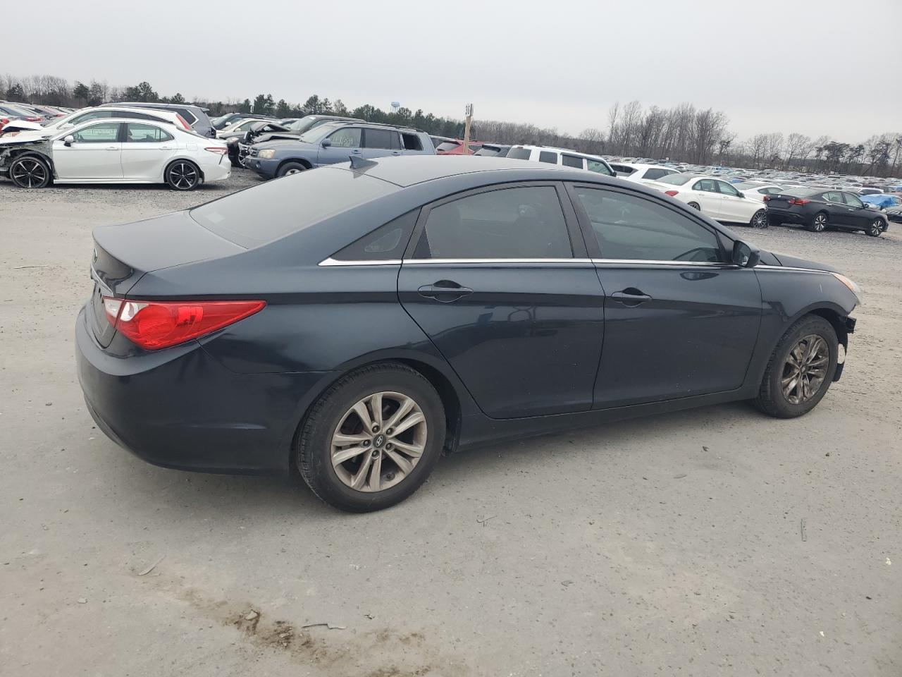 2013 Hyundai Sonata VIN 5NPEB4AC3DH711667 Copart auction photo, front end / minor dent/scratches damage thumbnail 3