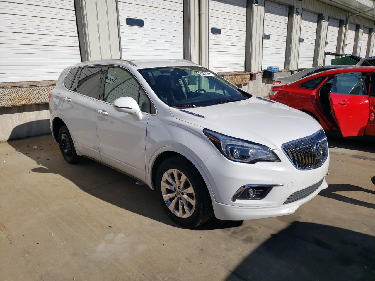 2018 Buick Envision VIN LRBFX1SA7JD007456 Copart auction photo, all over damage thumbnail 4