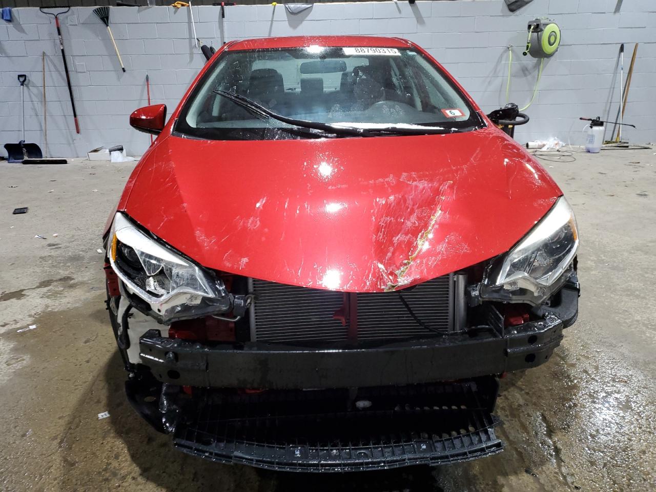2016 Toyota Corolla VIN 2T1BURHE1GC655589 Copart auction photo, front end / minor dent/scratches damage thumbnail 5