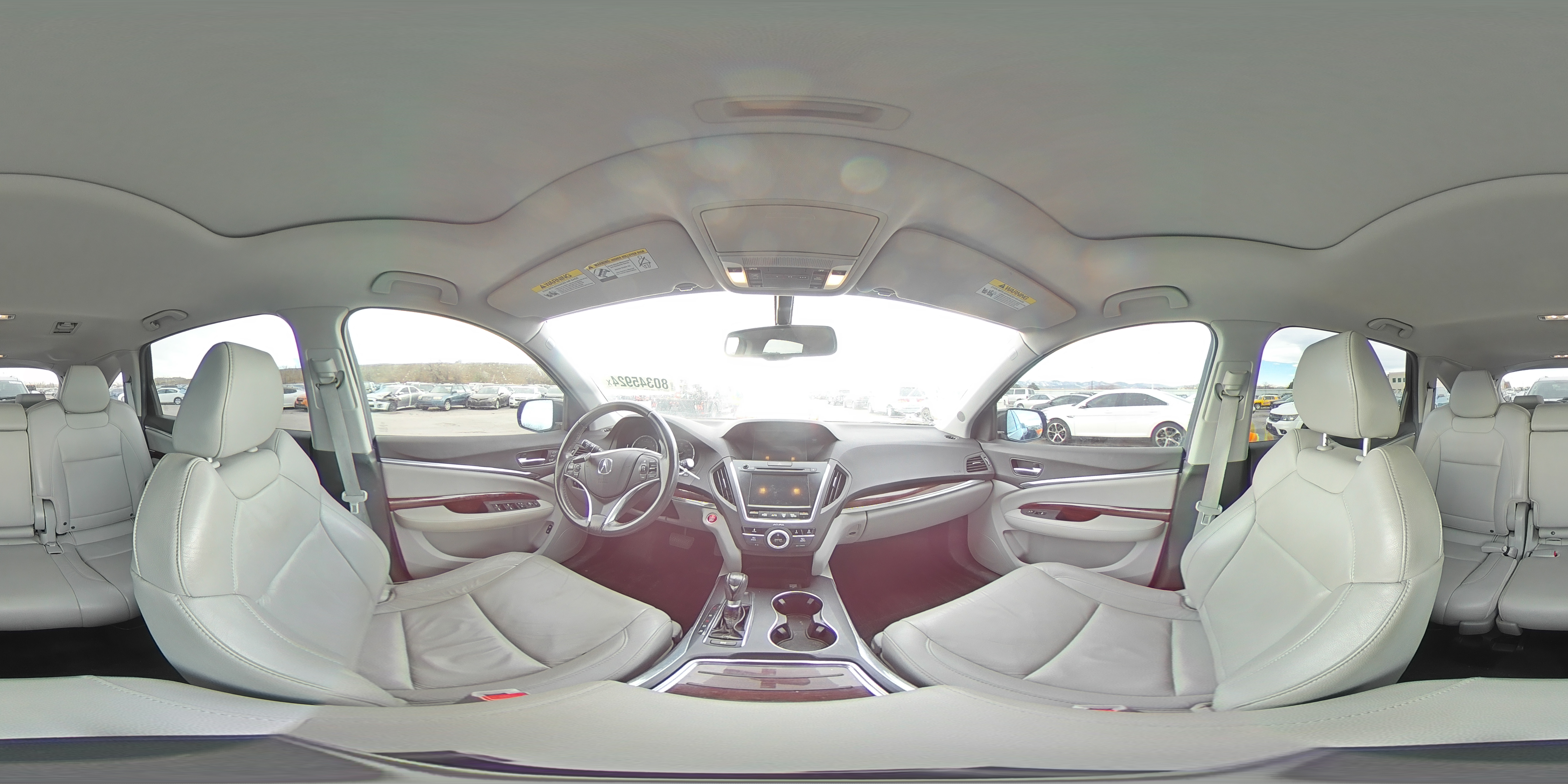 2014 Acura MDX VIN 5FRYD4H21EB029471 Copart auction photo, hail damage thumbnail 15