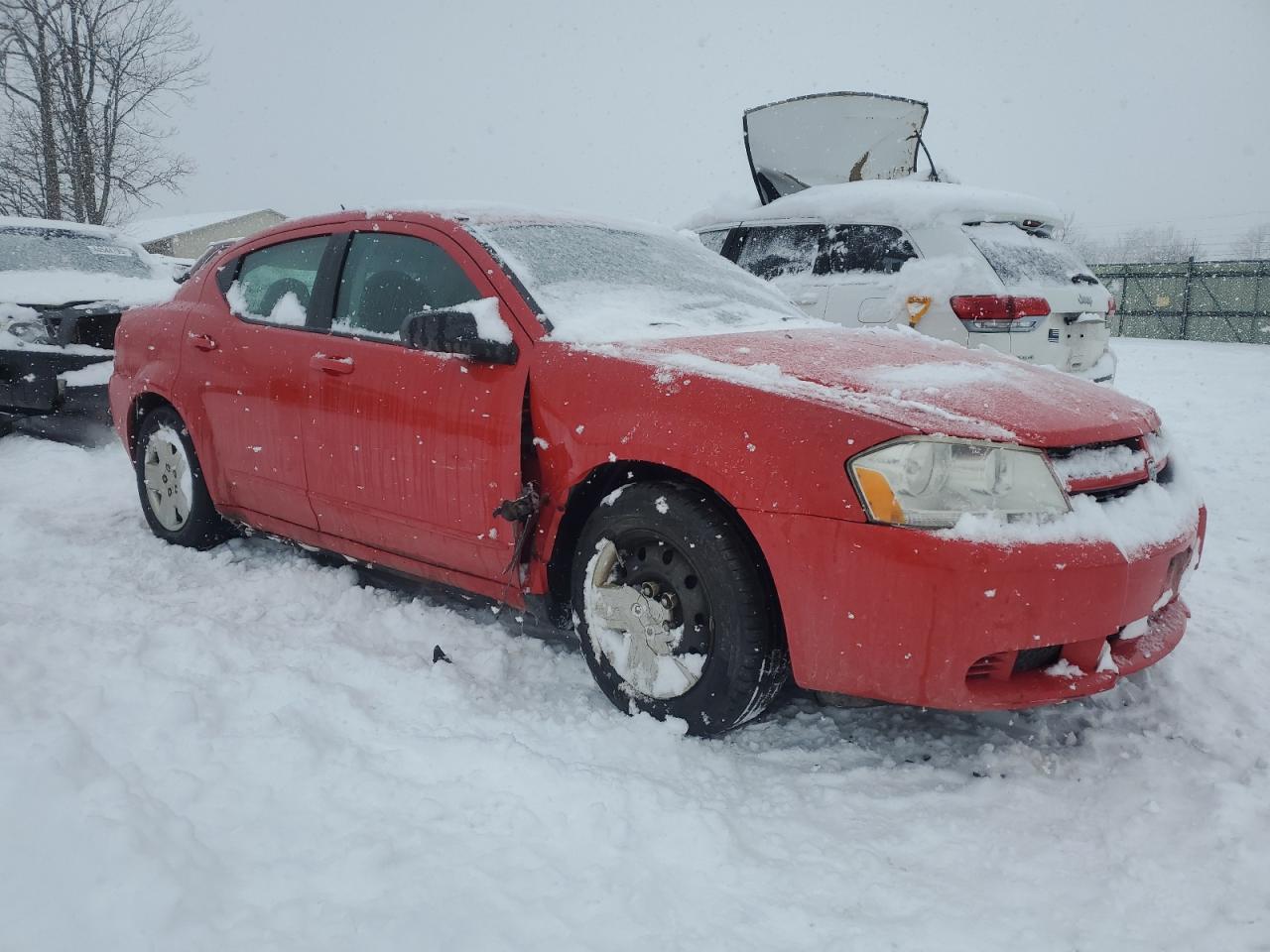 2009 Dodge Avenger VIN 1B3LC46B39N518318 Copart auction photo, side / front end damage thumbnail 4