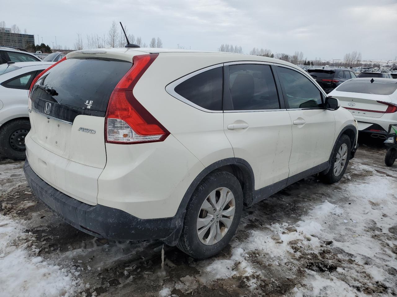 2014 Honda CR-V VIN 2HKRM4H77EH112325 Copart auction photo, front end damage thumbnail 3