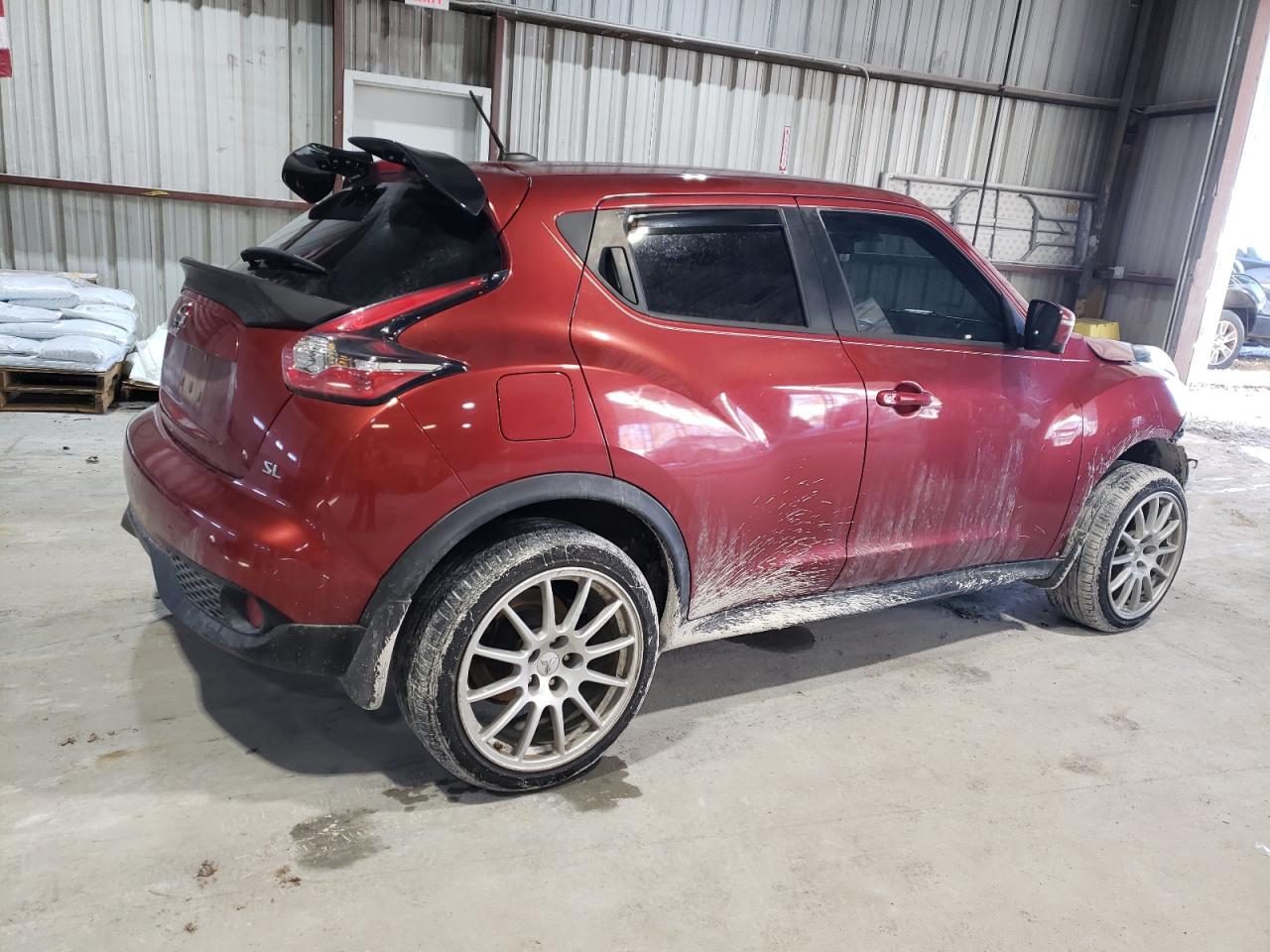 2015 Nissan Juke VIN JN8AF5MR4FT513014 Copart auction photo, all over damage thumbnail 3