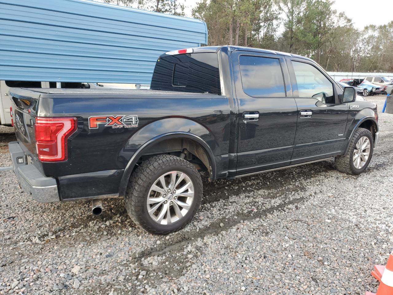 2015 Ford F-150 VIN 1FTEW1EGXFFB94641 Copart auction photo, front end / top/roof damage thumbnail 3