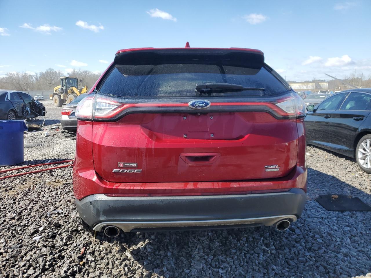 2017 Ford Edge VIN 2FMPK3J96HBB01928 Copart auction photo, front end damage thumbnail 6