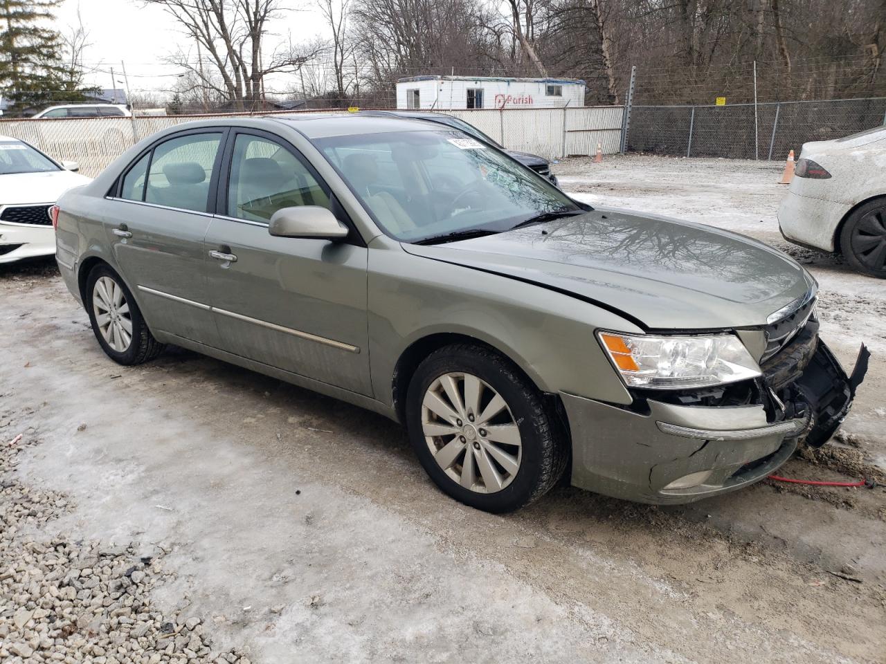2009 Hyundai Sonata VIN 5NPEU46C49H571428 Copart auction photo, front end damage thumbnail 4