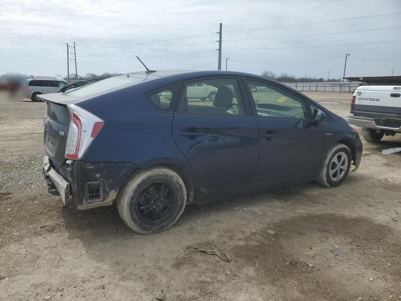 2014 Toyota Prius VIN JTDKN3DU3E1760966 Copart auction photo, rear end / front end damage thumbnail 3