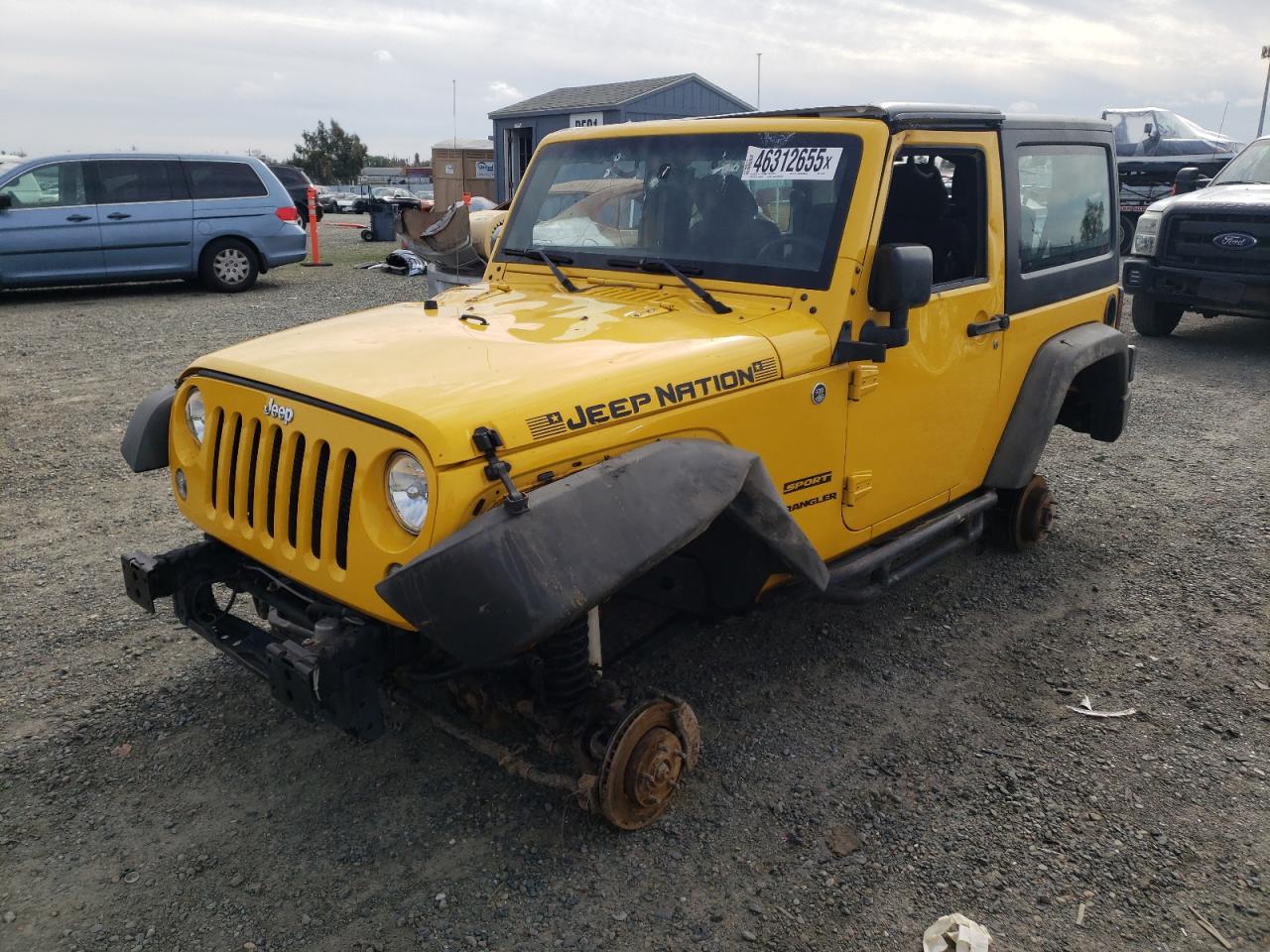 2015 Jeep Wrangler VIN 1C4AJWAG0FL617602