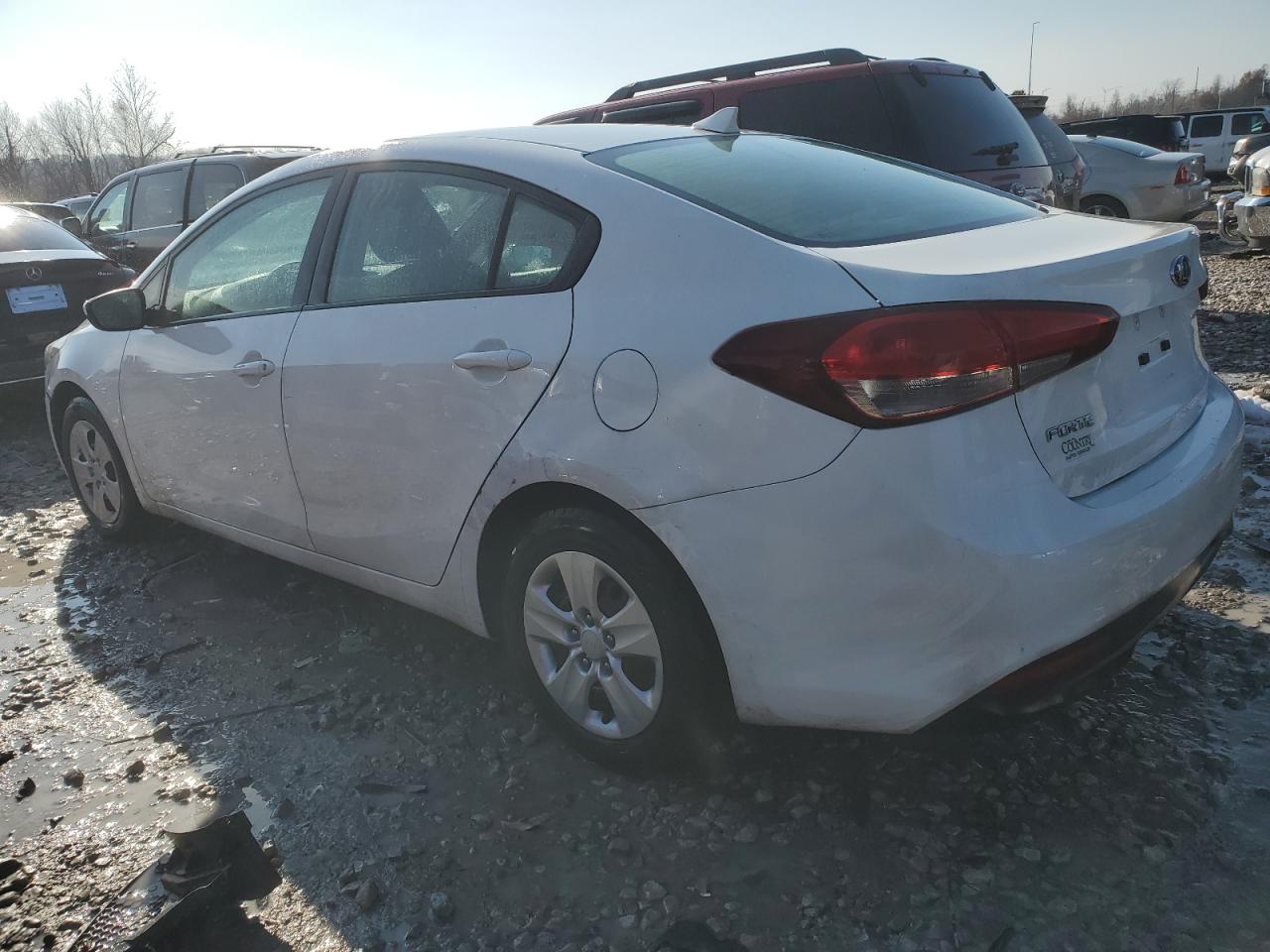 2017 KIA Forte VIN 3KPFK4A76HE050721 Copart auction photo, side damage thumbnail 2