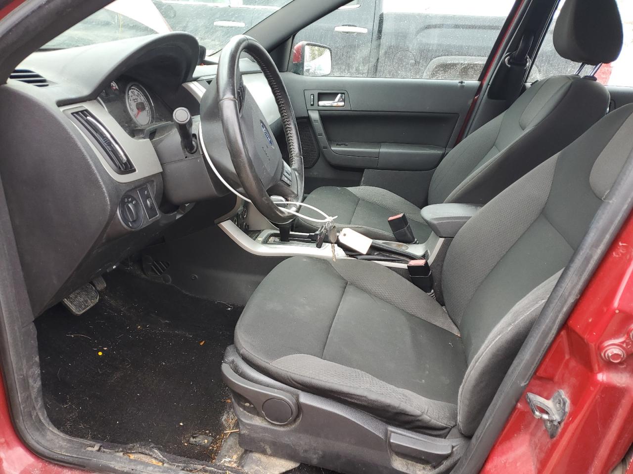 2009 Ford Focus VIN 1FAHP36N99W210857 Copart auction photo, front end / side damage thumbnail 7