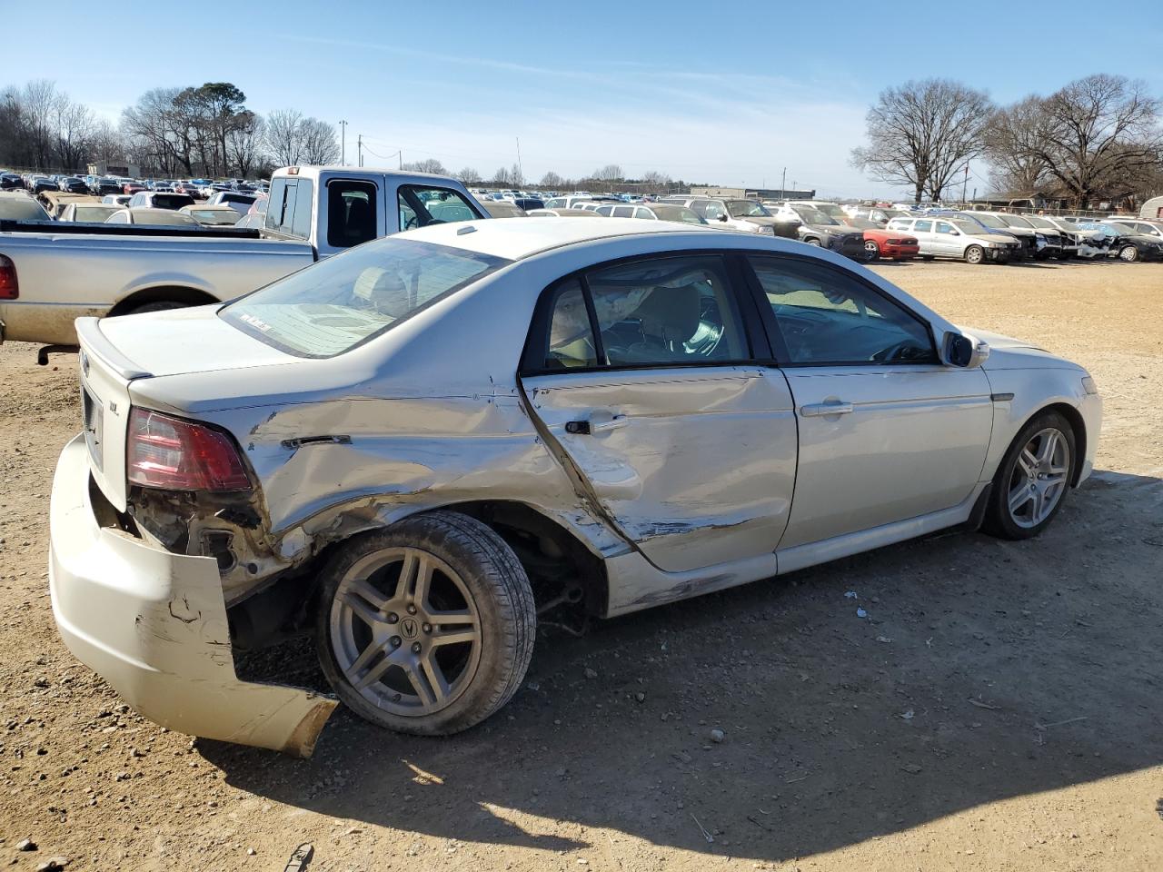 2008 Acura TL VIN 19UUA66208A009024 Copart auction photo, side / rear end damage thumbnail 3
