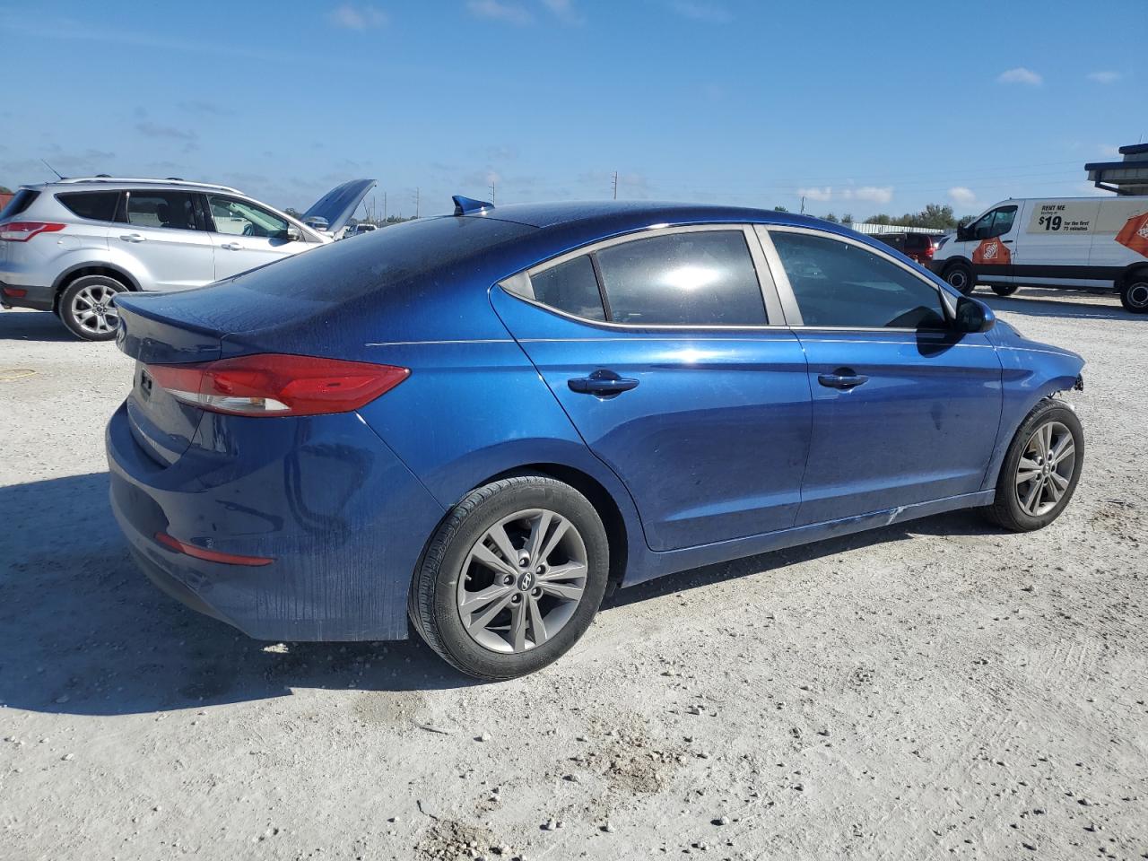2017 Hyundai Elantra VIN 5NPD84LF6HH058811 Copart auction photo, front end damage thumbnail 3