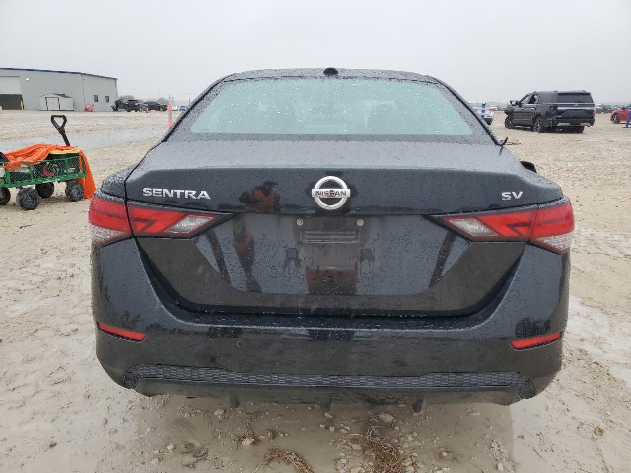 2021 Nissan Sentra VIN 3N1AB8CV8MY256194 Copart auction photo, rear end / side damage thumbnail 6
