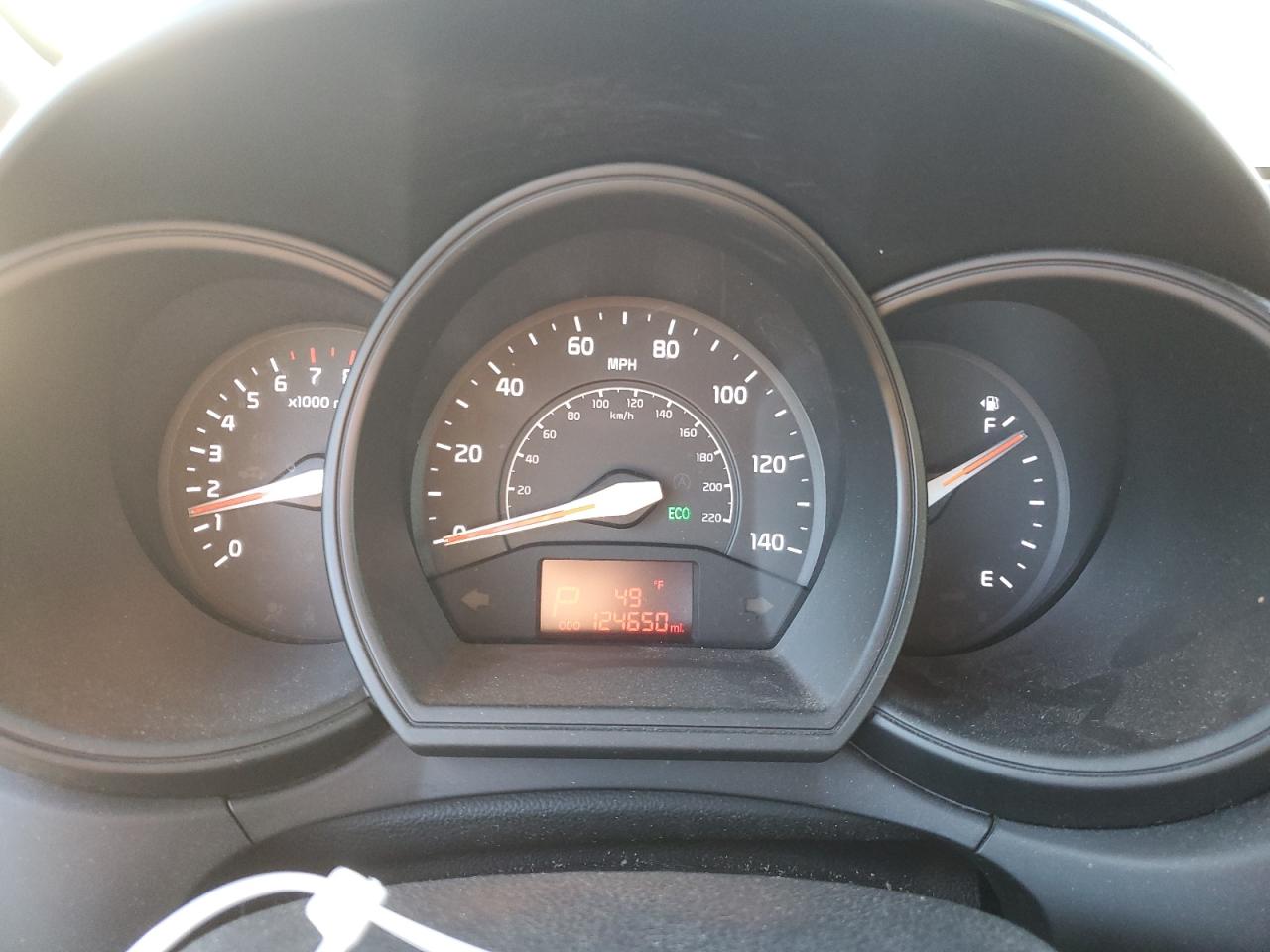 2013 KIA Rio VIN KNADM4A35D6242935 Copart auction photo, normal wear damage thumbnail 9