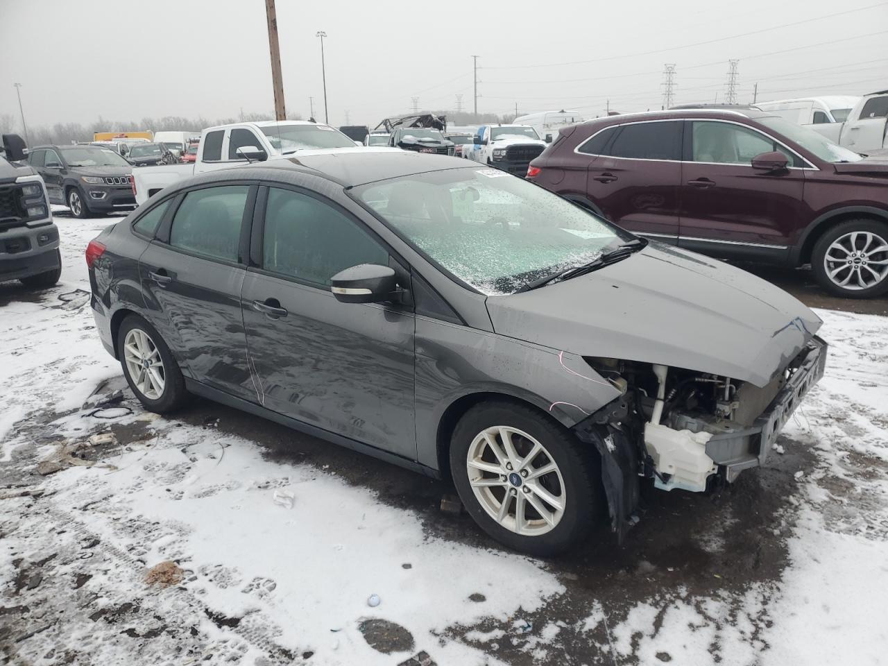 2015 Ford Focus VIN 1FADP3F26FL384130 Copart auction photo, front end damage thumbnail 4