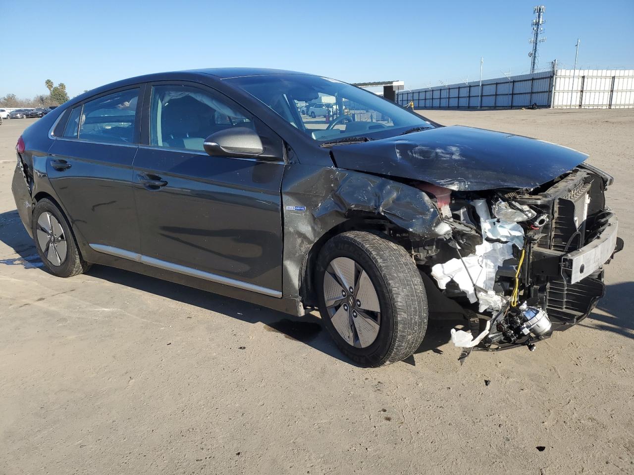 2020 Hyundai IONIQ VIN KMHC75LC5LU239712 Copart auction photo, all over damage thumbnail 4