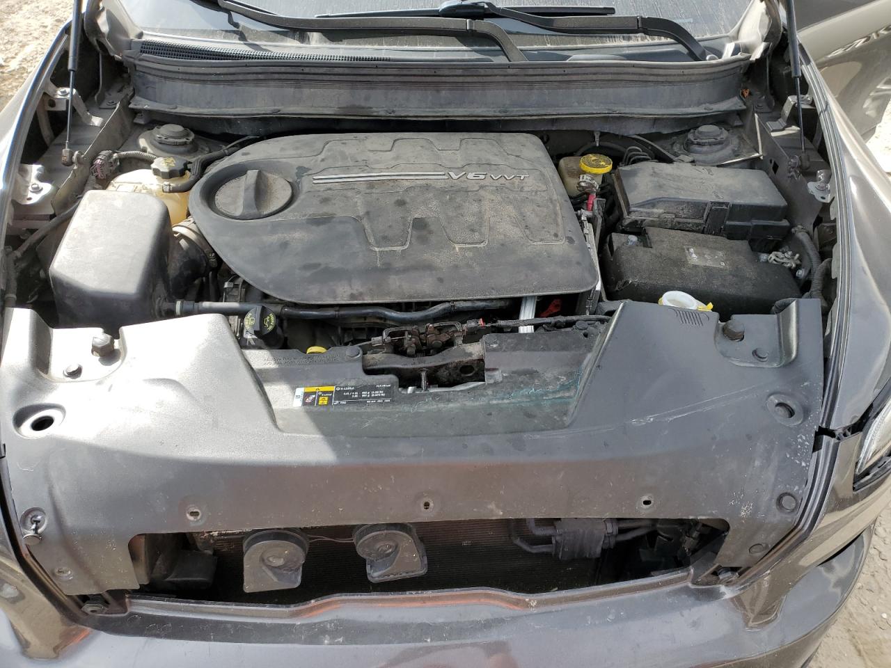 2014 Jeep Grand Cherokee VIN 1C4PJMCS1EW321436 Copart auction photo, front end / side damage thumbnail 12