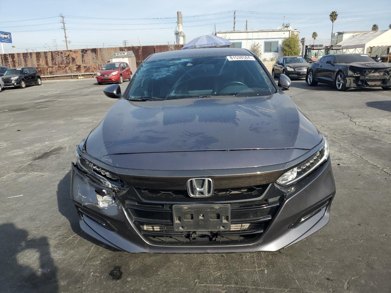 2020 Honda Accord VIN 1HGCV1F35LA079350 Copart auction photo, front end damage thumbnail 5