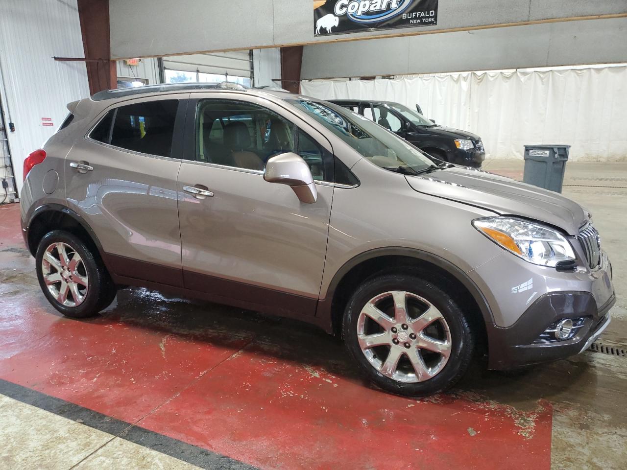 2013 Buick Encore VIN KL4CJHSB1DB197787 Copart auction photo, front end damage thumbnail 4