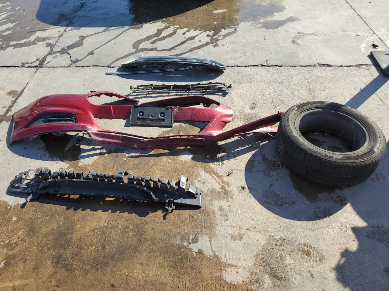 2015 Ford Fusion VIN 1FA6P0H70F5120860 Copart auction photo, front end / rear end damage thumbnail 12
