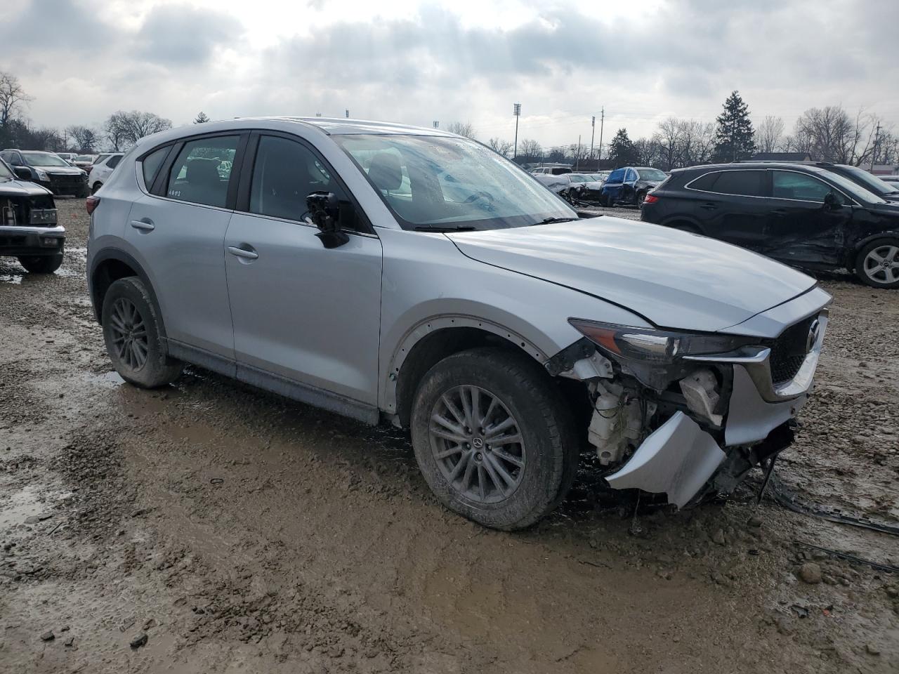 2018 Mazda CX-5 VIN JM3KFBBM2J0347616 Copart auction photo, front end damage thumbnail 4