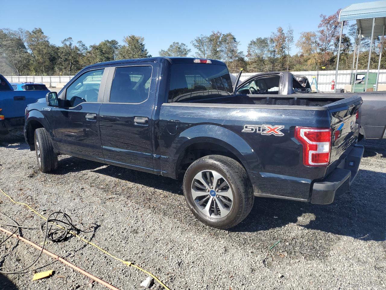 2020 Ford F-150 VIN 1FTEW1C49LFB61800 Copart auction photo, top/roof damage thumbnail 2