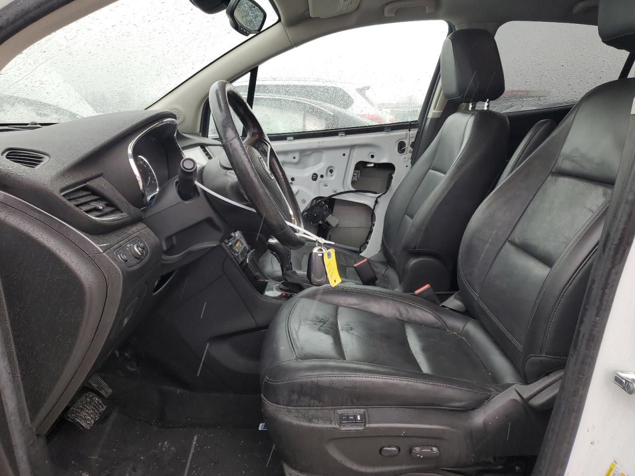 2017 Buick Encore VIN KL4CJCSB0HB186790 Copart auction photo, front end / side damage thumbnail 7