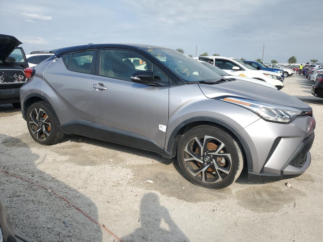 2020 Toyota C-HR VIN JTNKHMBX8L1091404 Copart auction photo, water/flood damage thumbnail 4